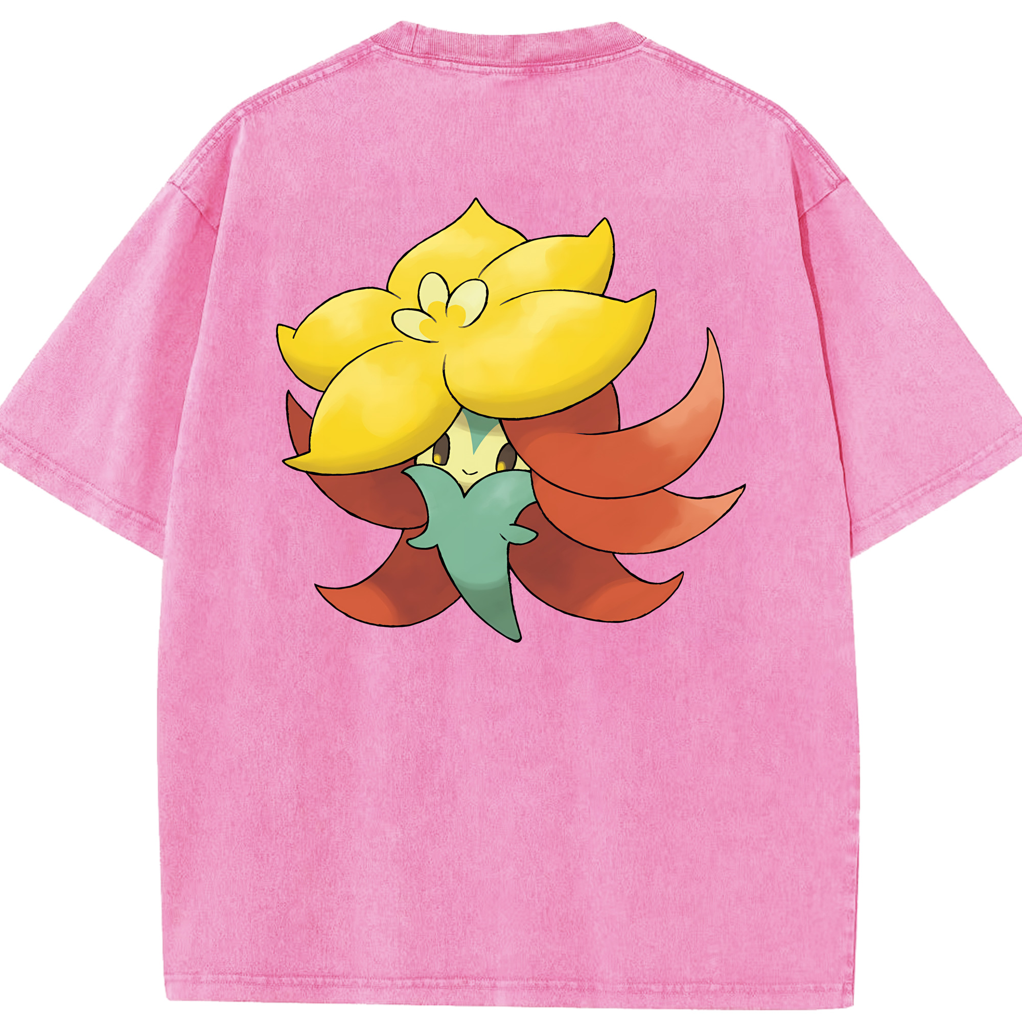 （画像用） ポケットモンスター Pokémon 綿100% ヴィンテージ風 半袖Tシャツ（背面プリント）